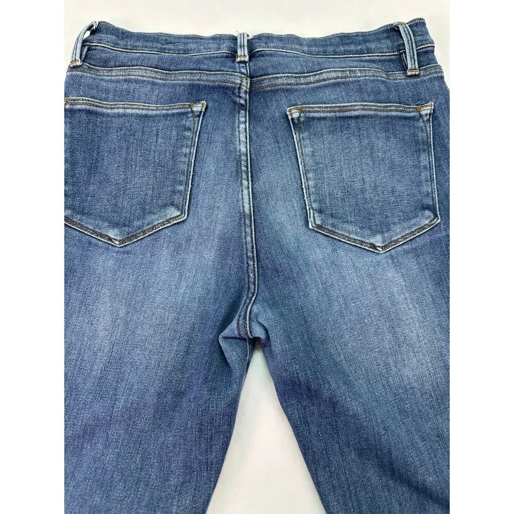 FRAME Le High Straight Jeans Size 29 Medium Wash High Rise Straight Leg Denim - Picture 5 of 13